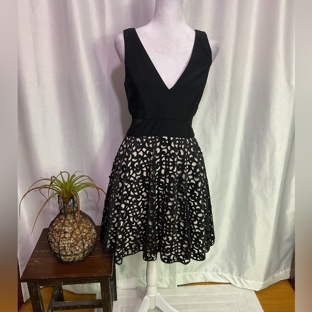 Xscape Fit and Flare Mini Dress